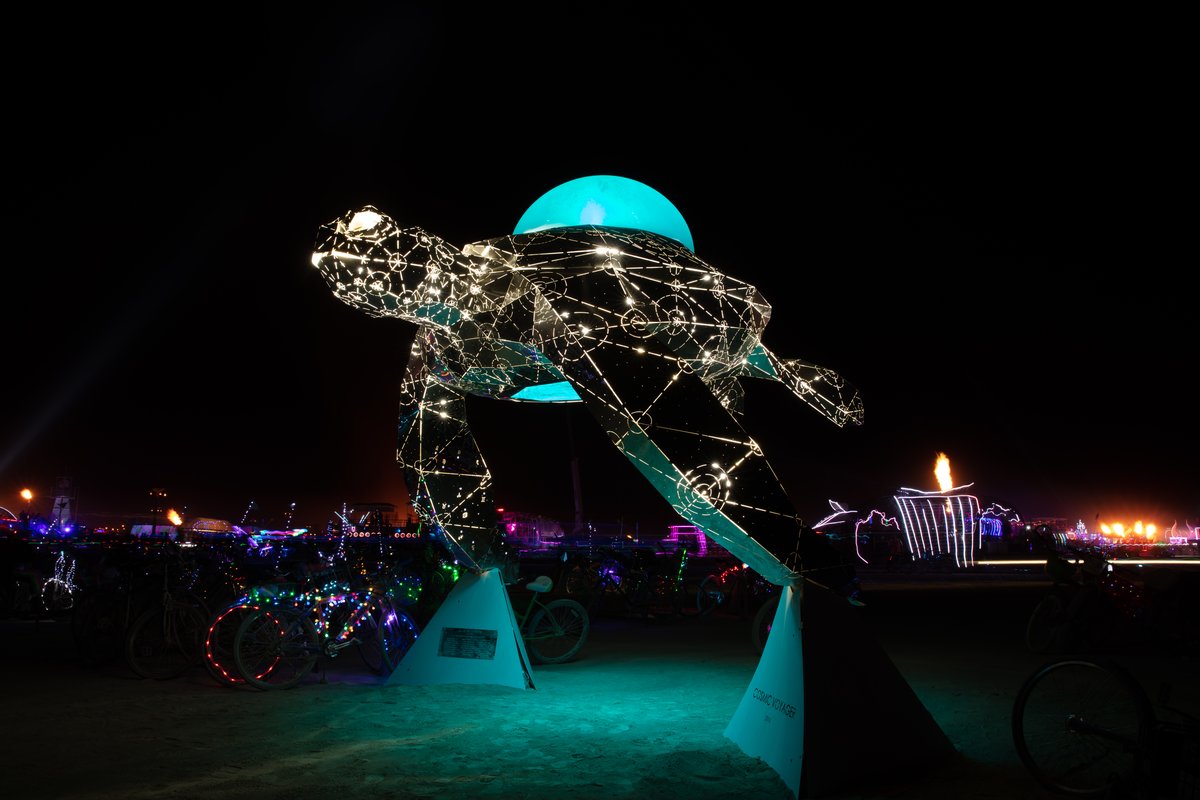 Cosmic Voyager by: Martin Taylor and The Chromaforms Collective from: San Francisco, CA year: 2018