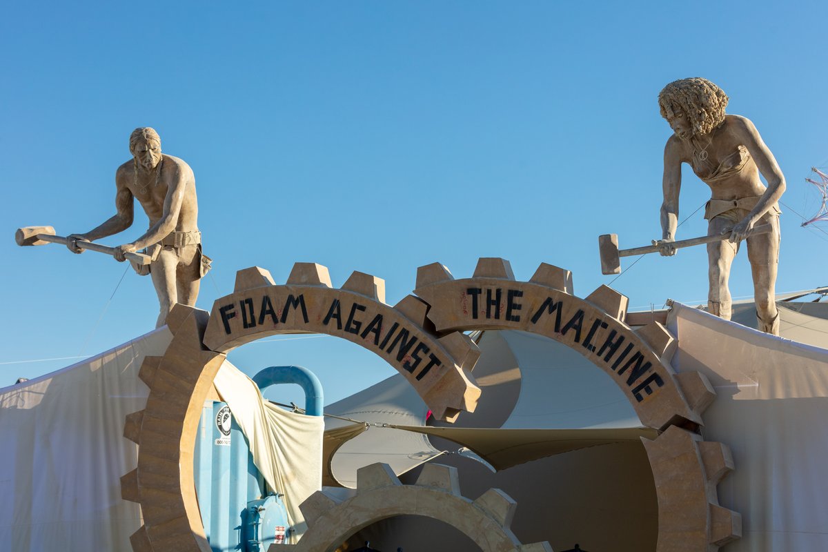 I have been to Burning Man 7 times now and I have yet to come across this famed camp in action. At least I saw their frontage this year.