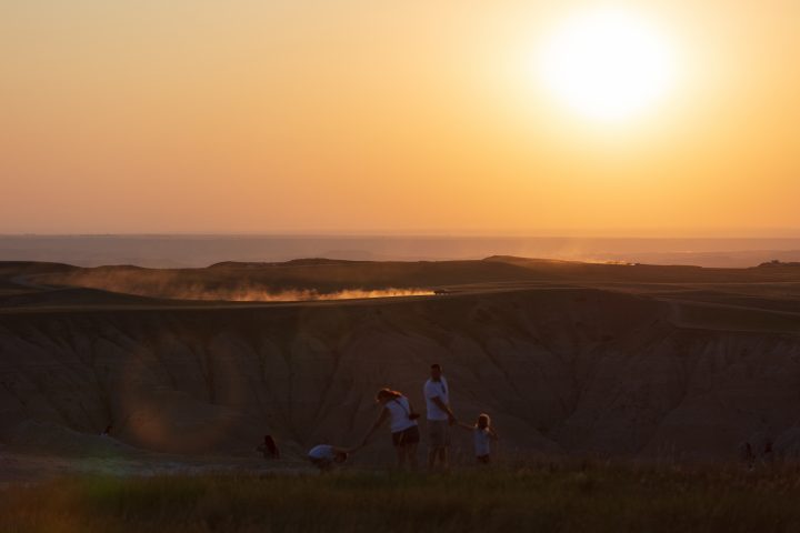 Sunset At Pinnacles Overlook