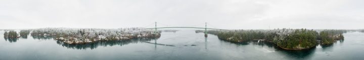 Thousand Islands Bridge Panorama