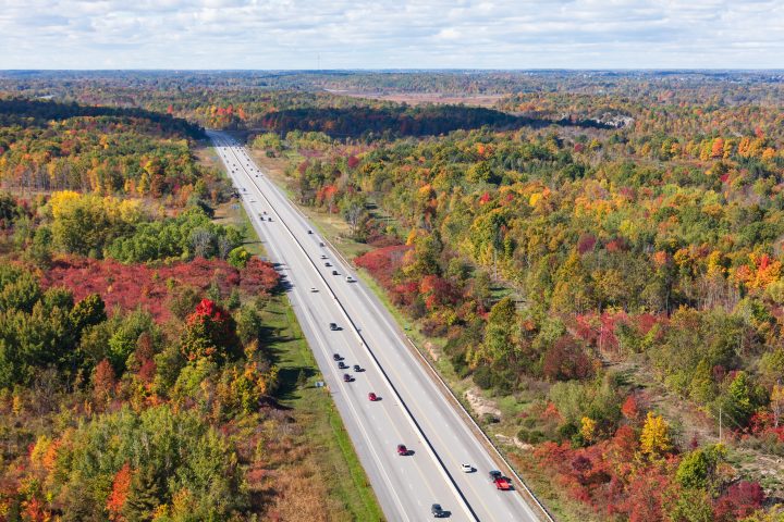 Aerial Photo of Highway 401