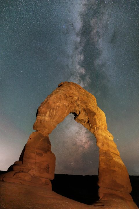 Delicate Arch and Milky Way