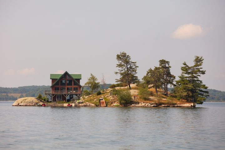 Small Island in Lake of the Isles
