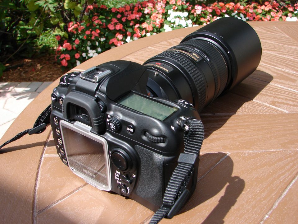 Nikon D200 with Telephoto Lens