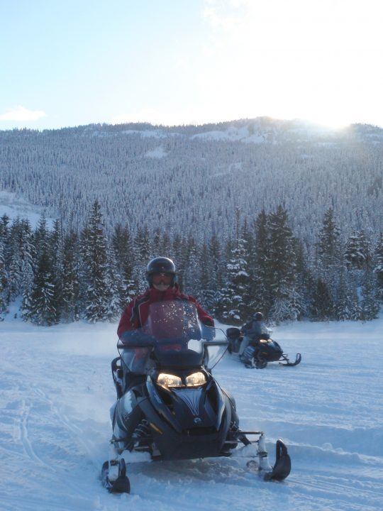 dad and rick shredding the gnar