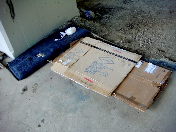 Homeless Person’s Bed