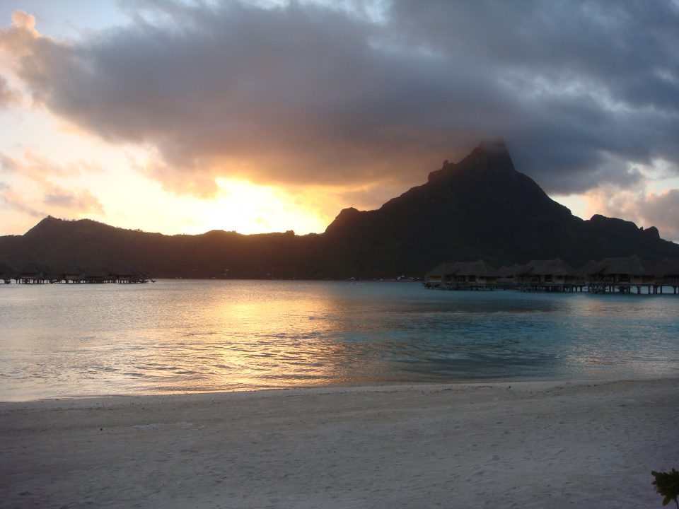 Lovely Bora Bora Sunset