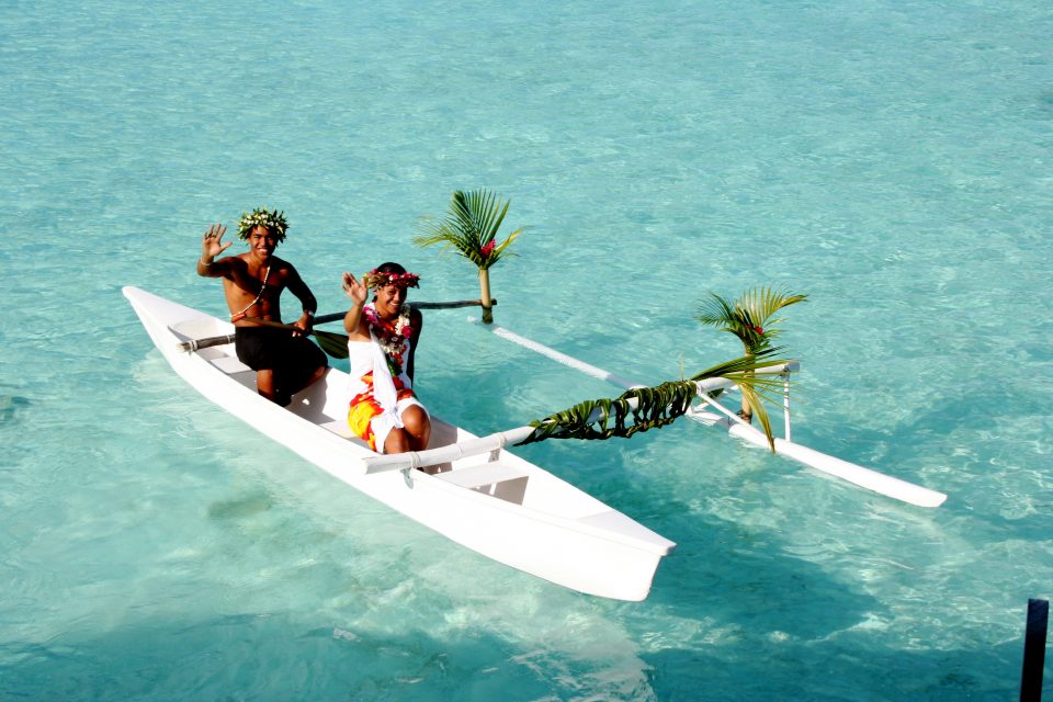 Outrigger Canoe Bora Bora