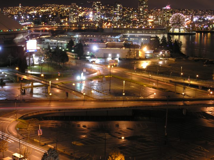 vancouver at night