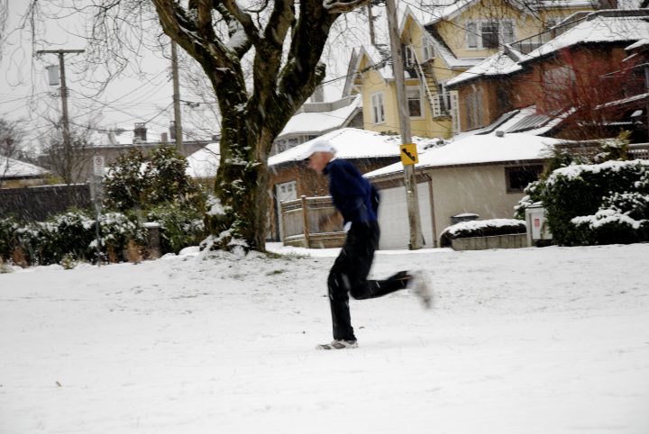 Snow Day In Vancouver