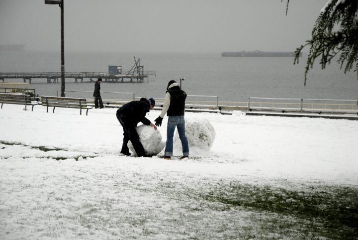 Snow Day In Vancouver