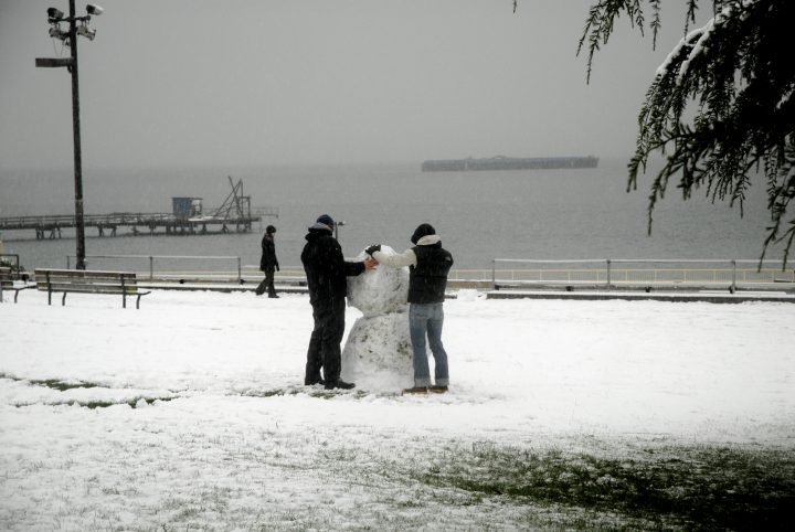 Snow Day In Vancouver