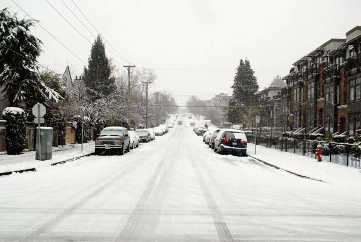 Snow Day In Vancouver