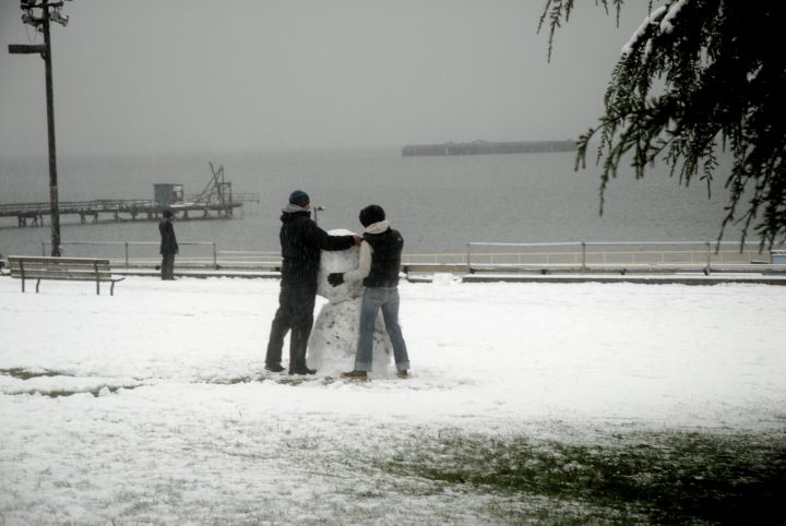 Snow Day In Vancouver