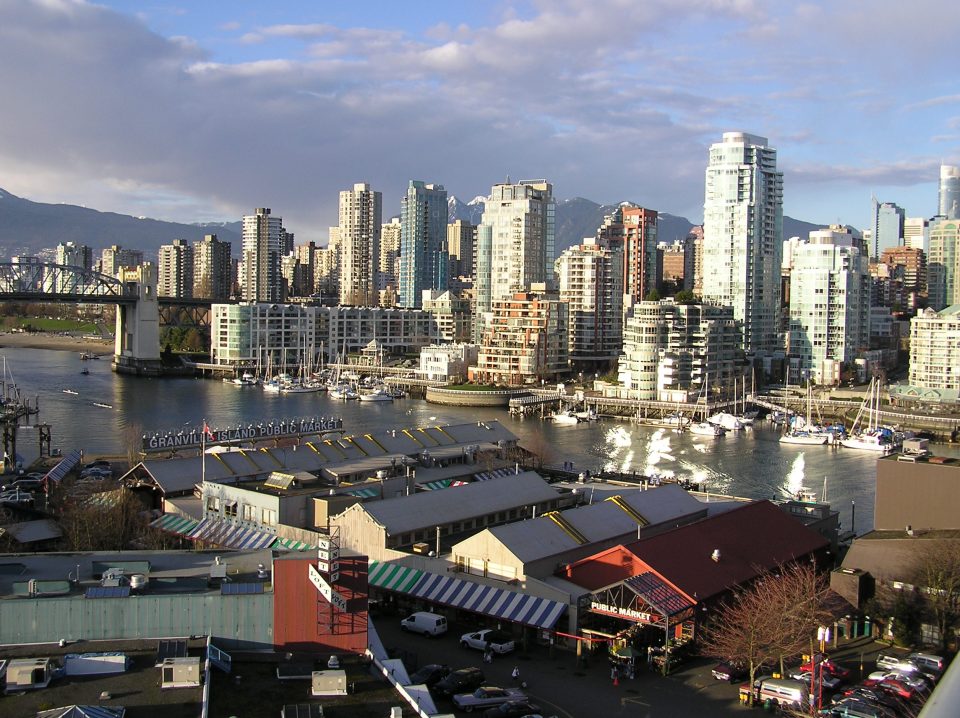 Vancouver Skyline from Granville Bridge