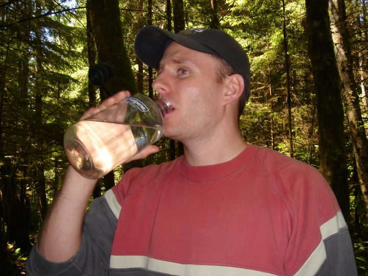 me hiking