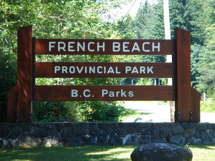 the sign