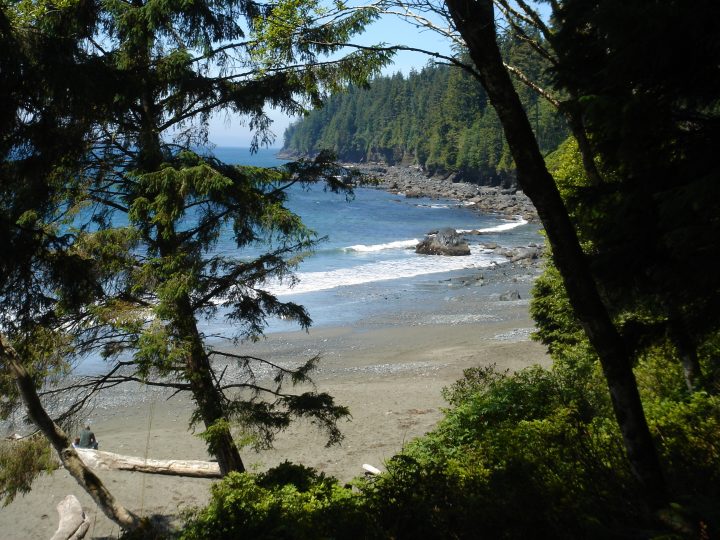 Mystic Beach from the trail