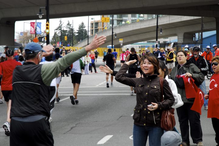 high five