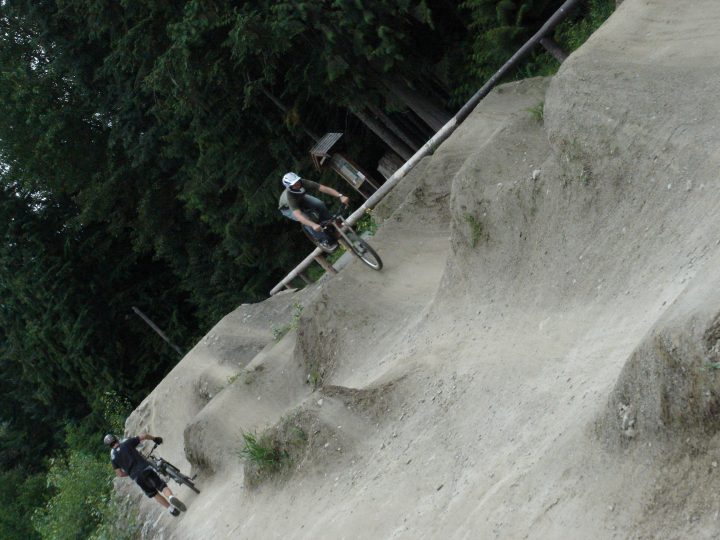 bill at the dirt jumps