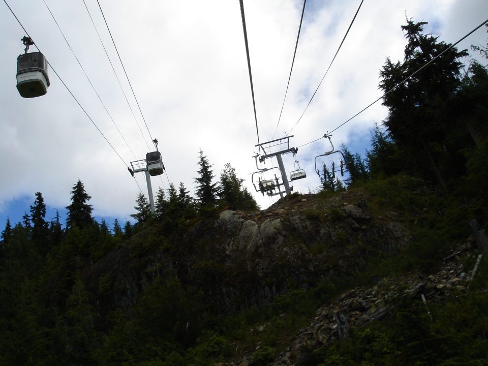gondola and chairlift