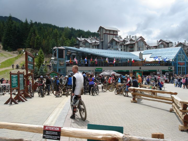 bottom of gondola whistler