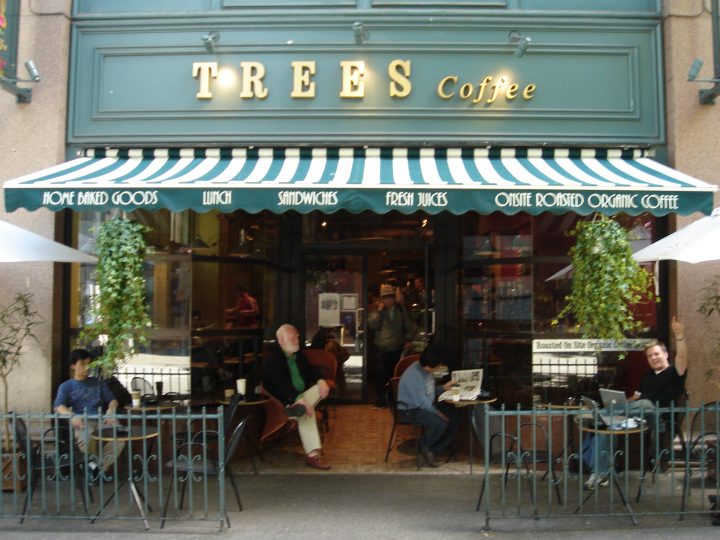 trees coffee exterior