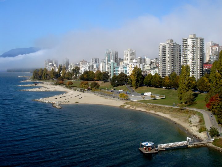 Fog Rolling In over Vancouver