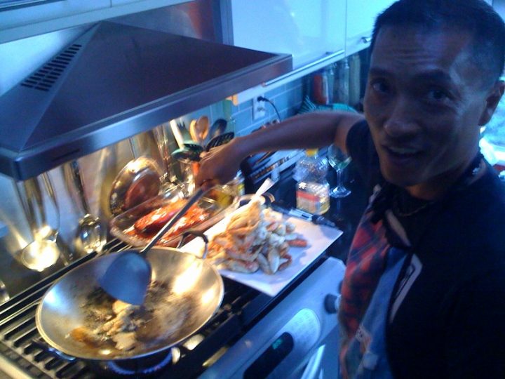 Mike is the man in the kitchen