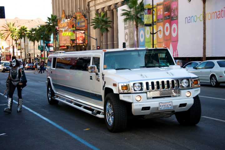 Kiss dude and Massive (super lame) Hummer