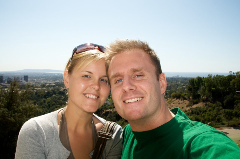 Dor and I at the Getty