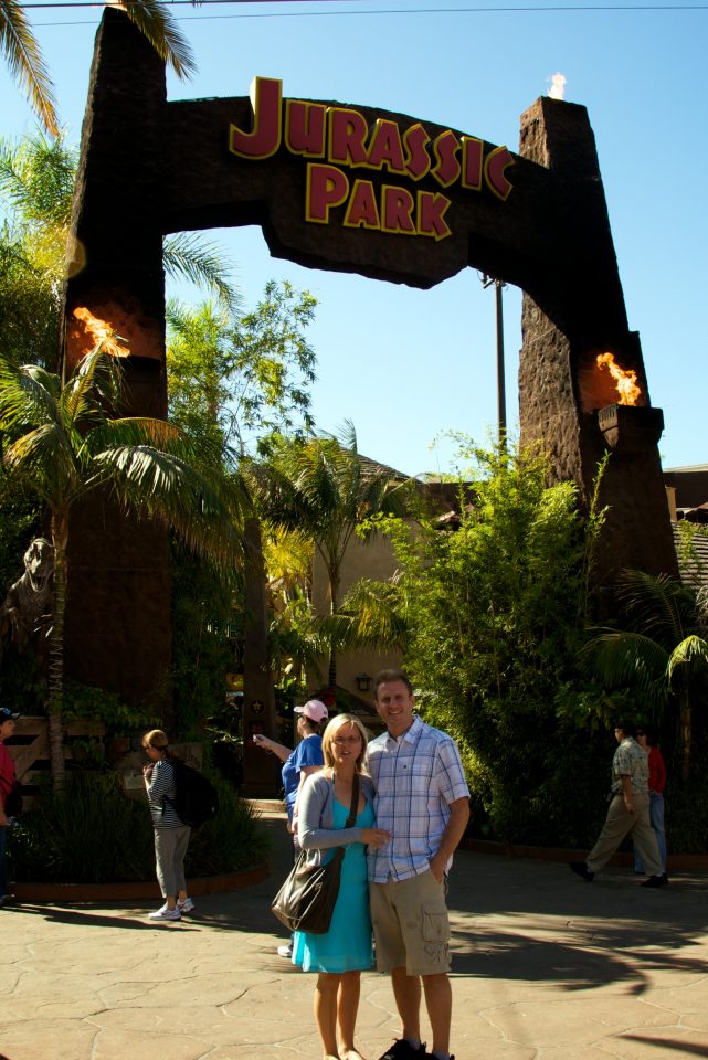 Jurassic Park Ride Entrance