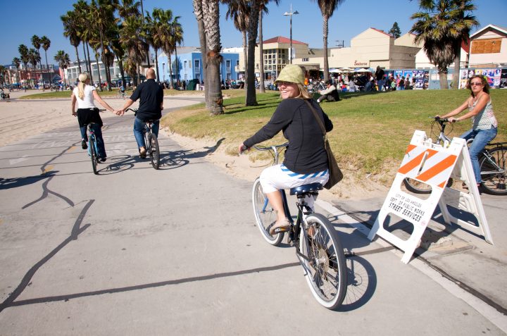 Biking Venice Beach