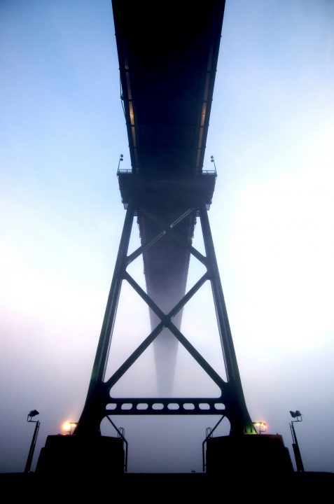 Lions Gate Bridge From Below