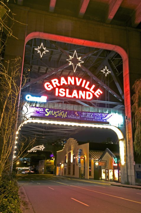 Granville Island Neon Sign