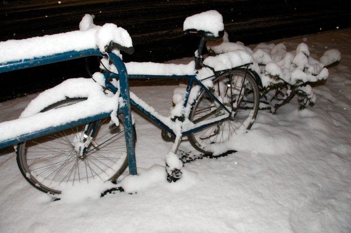 Snow Covered Bike