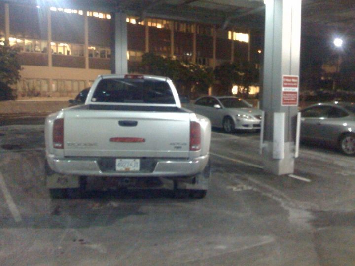 industrial strength douchebag parking job