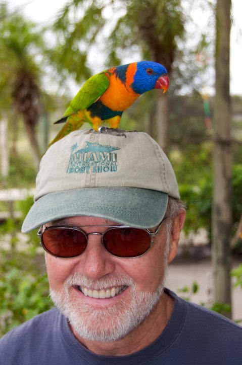 Bird on Dad’s Head