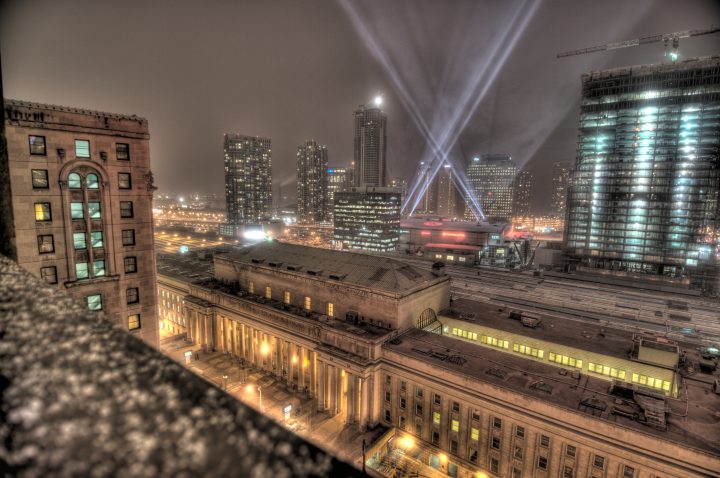 Union Station Toronto (view from the the royal york)