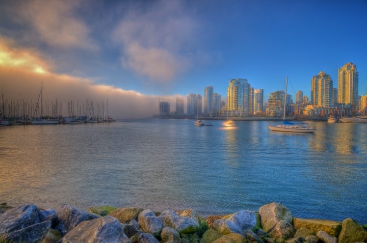 The Fog Rolls In Over Vancouver