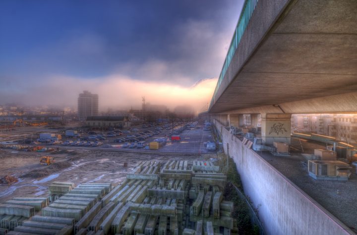 Under the Cambie Bridge