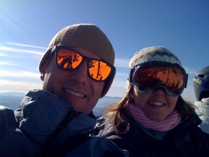 On the chair at Big White