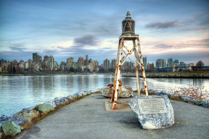 Rusty Fog Light Vanier Park Vancouver