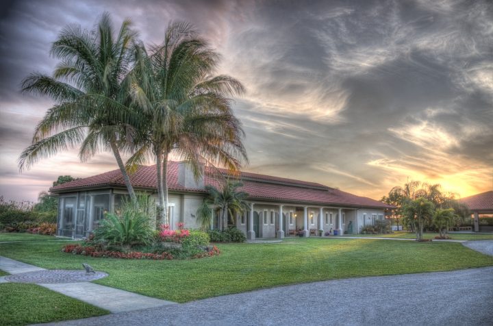 Tropical Way at Sunset