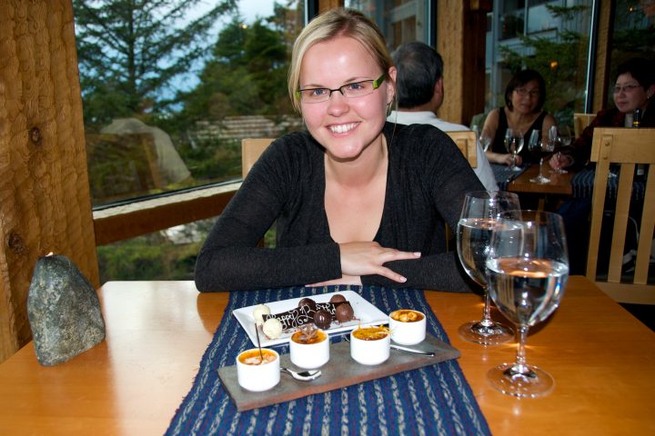 birthday dinner dessert