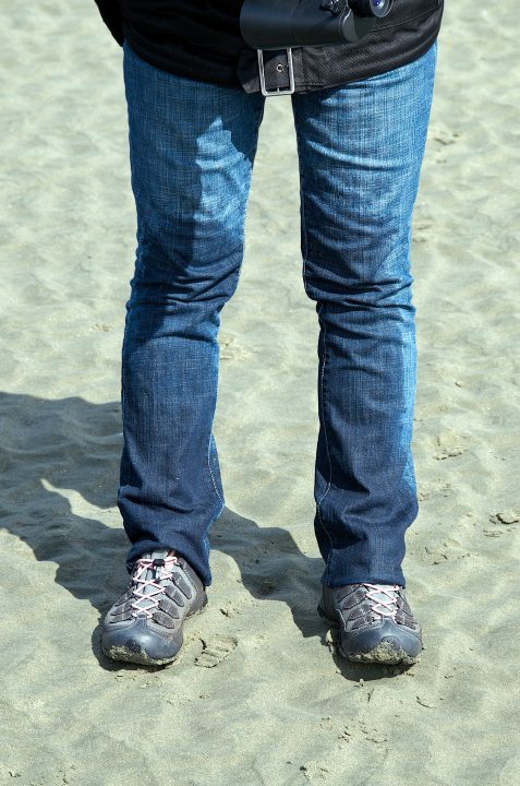 wet jeans