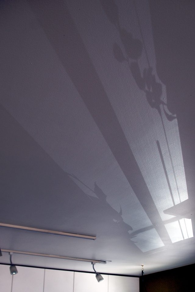 Light on the ceiling