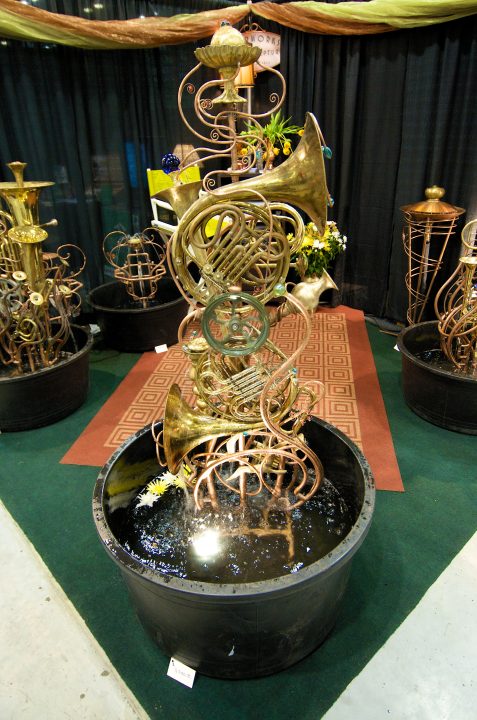 Musical Instrument Fountain
