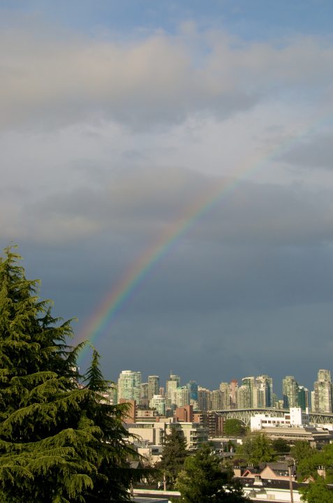 Rainbow over Vancouver