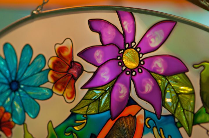 Stained Glass Flower